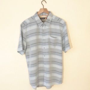 EUC Quiksilver Waterman Button Down Shirt Plaid